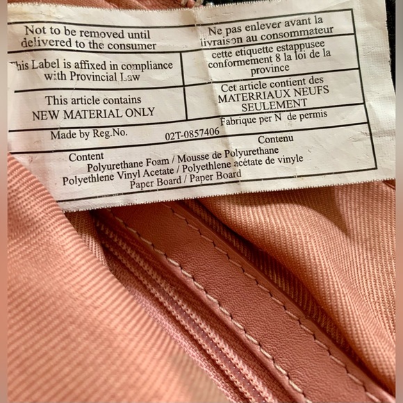 RFID Pelle Soft Pink Crossbody Messenger Envelope Zip Lined - Picture 5 of 16